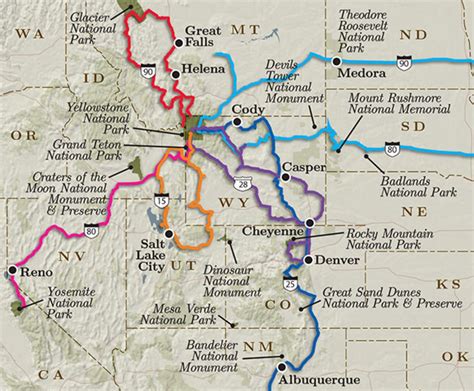 Best Driving Route Through Yellowstone