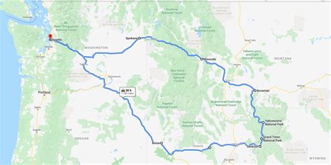 Planning A Road Trip From Seattle To Yellowstone National Park